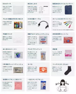 “本当にほしいもの入ってない問題”を解決する 女性のための防災ポーチ「motteico(モッテイコ)」 10月25日発売