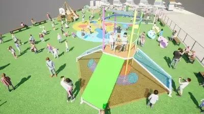 富山駅北口「牛島パークフロント」内に 小学生以下対象の有料遊具エリア「ごっこぱーく」が 11月6日(月)グランドオープン