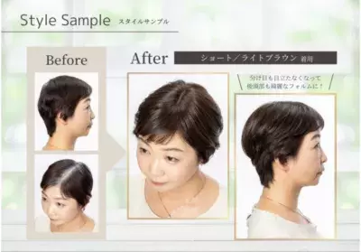 ヘアメイトチャチャ ダークブラウン 前髪ウィッグ（HAIRMATE chacha 