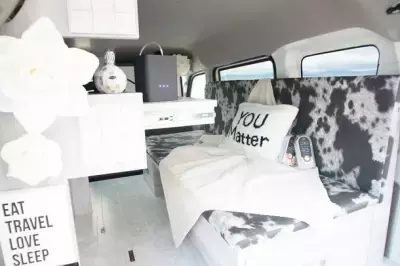 女性向け軽キャンピングカーサロン「Salony」2月2日発売！水素吸入とおしゃれな内装でくつろぎの空間を実現