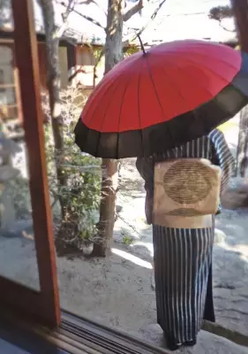 和の雰囲気を楽しめる【24本骨蛇の目傘】がリニューアルして新登場！