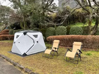 佐賀県・嬉野温泉「轟の滝公園」に 滝サウナができるキャンプ場「嬉野アウトドアフィールド」2月7日プレオープン