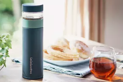 茶こし付タンブラー「ティーボトル」4月18日発売！2層構造で好みの濃さをキープ、2,3杯目も美味しく経済的に飲める