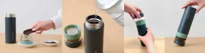 茶こし付タンブラー「ティーボトル」4月18日発売！2層構造で好みの濃さをキープ、2,3杯目も美味しく経済的に飲める