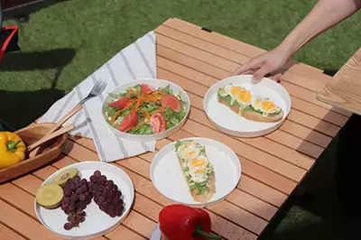 マトリョーシカのように4つのサイズを1つに収納！アウトドア食器シリーズ「tak FIT DISH」8月25日より販売開始