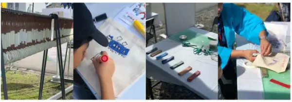 「おまつり委員会とつり革でエコバッグを作り隊！inファミリーレールフェア2023」