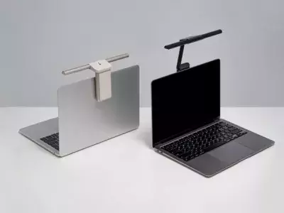 【軽量・収納バッグ付】ノートパソコン専用ライト「BenQ LaptopBar」10月24日新発売
