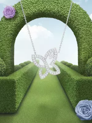 ハリー・ウィンストン新作「インフィニット・リリークラスター・ペンダント」を先行販売