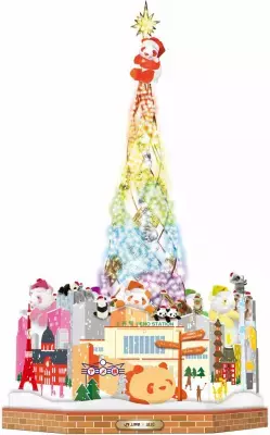 アトレ上野×JR上野駅「アニマルグラデーションツリー」が登場！抽選でカラフルなパンダのぬいぐるみが当たる Instagramキャンペーンを実施！