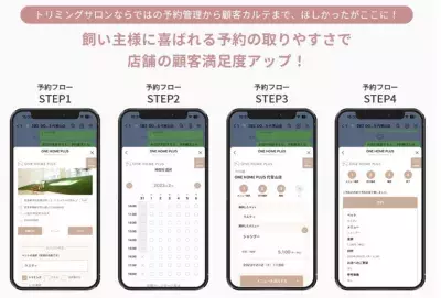 トリミングサロン向け新サービス 予約管理システム 「ONE HOME PLUS DX」を4月3日に提供開始