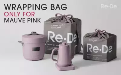 バッグとしても使える！「MAUVE PINK」限定エシカルなギフトラッピングが登場！対象製品が25％OFFになるキャンペーンも開催