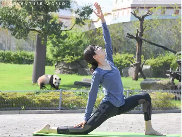 アドベンチャーワールドが『パンダとおはヨガ2023』を10月・11月に開催