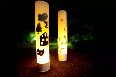 光の切り絵と音楽の幻想空間「チバームランド 光の切り絵 ナイトウォーク」開催中！自由研究におすすめのワークショップも