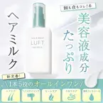 LUFT ケア＆デザイン ミルク12月1日新発売　 ～髪に潤いと輝きを、1本で叶える洗い流さないトリートメント～