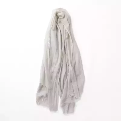 播州織リラックスウェアブランド「HaTaKaKe」より、 優しい肌ざわりのコットンyakカシミヤストールを発売