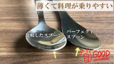 黒艶×機能性！すくいやすい＆食べやすいカトラリー 「パーフェクトスプーン」を10月12日より先行販売開始