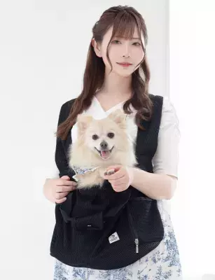 ペットとの避難にも！ママ・ベビー用品メーカーが作る防災にも役立つマルチユースペット抱っこ紐が2024年4月再入荷！