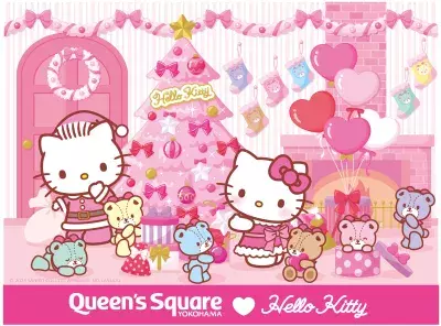 クイーンズスクエア横浜クリスマス2024「Hello Kitty Happy Christmas」 11月5日(火)～12月25日(水)まで開催