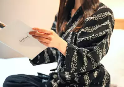 京都の高級町家旅館Nazunaが オリジナルリラクシングウェアを発売　 国産の綿100％で極上ふわとろ触感