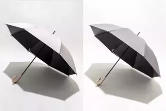 甲州織生地と遮光率99.99％の一級遮光傘の融合「晴雨兼用カーボン長傘」が3月8日に登場