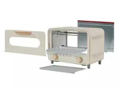前後の扉を外してお手入れラクラク！2枚焼きオーブントースターを9月より発売