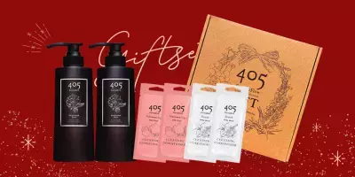 艶やかな髪と癒やしの香り 「405クレンジングコンディショナー」の特別なクリスマスギフト美髪セットを12月25日迄販売