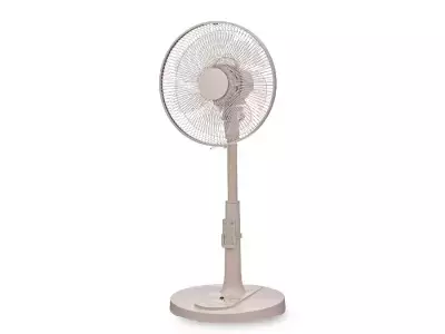 高コスパ扇風機ランキング1位を獲得！ユアサプライムスの「温度センサー搭載DCリビング扇風機」新色ベージュを2025年4月下旬より販売