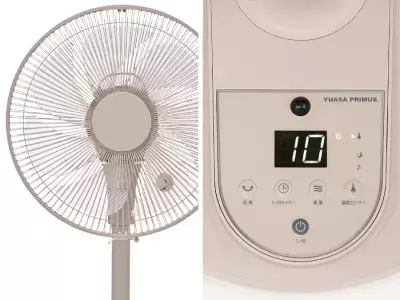 高コスパ扇風機ランキング1位を獲得！ユアサプライムスの「温度センサー搭載DCリビング扇風機」新色ベージュを2025年4月下旬より販売
