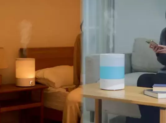 メンテナンスしやすい！「お手入れカンタン アロマ対応 超音波式加湿器」が誕生