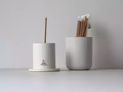 電子タバコユーザーの新定番「ANAheim Porcelain Ash-Pot」2025年8月上旬に発売！機能美を備えた蓋付き磁器製灰皿