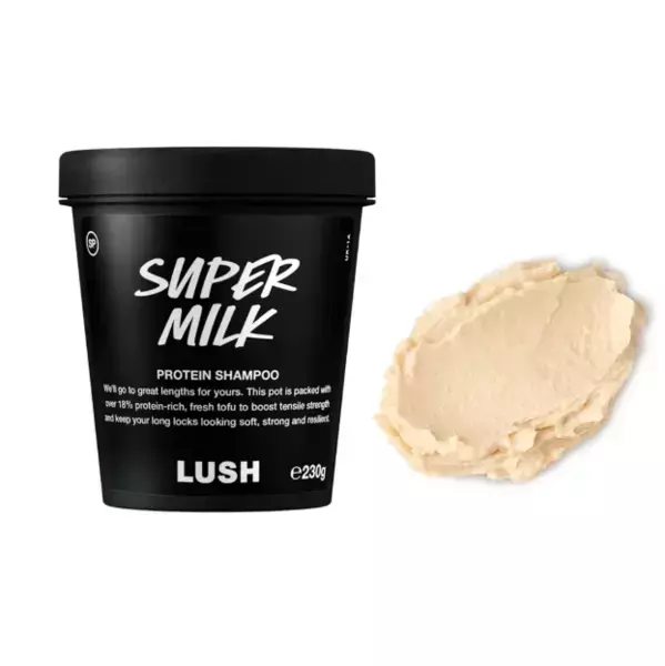 木綿豆腐のチカラでコシのある艶髪に！LUSH「スーパーミルキー」シリーズ新作登場