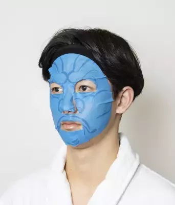 バレンタインギフトにも！金剛力士像みたいなたくましい顔になる 「やまとcosmetic 米発酵液※配合 美容マスク」“すごみ顔ver” 2025年2月3日発売！