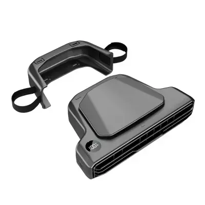 車内では首もと専用ファン、外せば卓上ファン　 MAXWIN、2WAYヘッドレストファン「K-FAN18-B」を発売