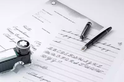 モンブランが、7月25日(土)にオンラインカリグラフィークラスを開催