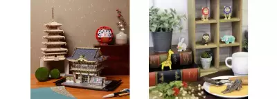 日本の名所をリアルに再現！木製3Dクラフトアート 「ki-gu-mi」から「日本の情景」シリーズが新登場