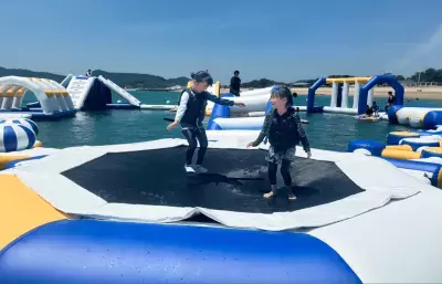関西最大級の海上アスレチック「AQuaLooP」がパワーアップ！7月4日(土) 片男波海水浴場に今夏もオープン！