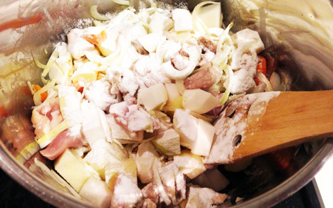 グルテンフリーのホワイトシチュー