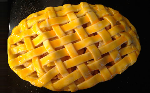 りんごを煮ずに作る簡単、美味しい、アップルパイ