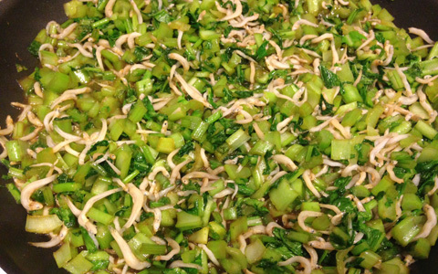 カルシウムたっぷり！ カブと大根葉のふりかけ