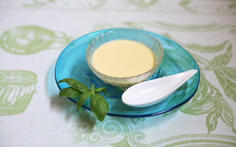 子供も大好き！ 甘くて美味しい！ とうもろこしと豆乳の冷製スープのレシピ