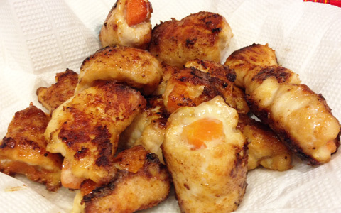 子供も喜ぶレシピ「人参チーズのささみ巻き」