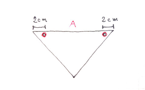三角スタイの作り方。型紙不要！ 手縫いでOK！