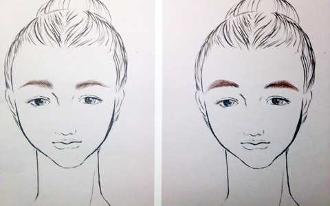 眉の書き方・整え方　流行のナチュラル太眉を作るコツ