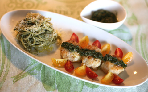 にんじんの葉を使って作る、簡単便利なジェノベーゼ風ソースのレシピ