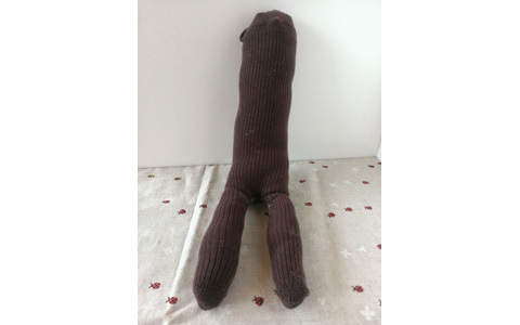 ソックモンキーの作り方 履けなくなった靴下を有効活用