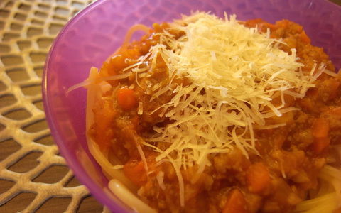 大人も子供もみんな大好き！　トマト缶いらずのミートソース