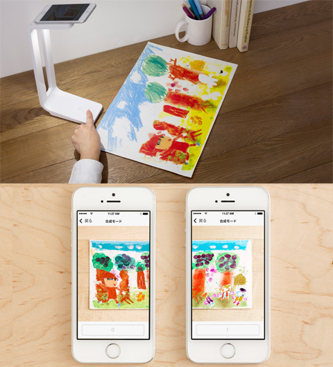 卓上ライト？ スキャナ？ 立体もA3サイズもまるっとスキャン、「SnapLite」で広がる日常