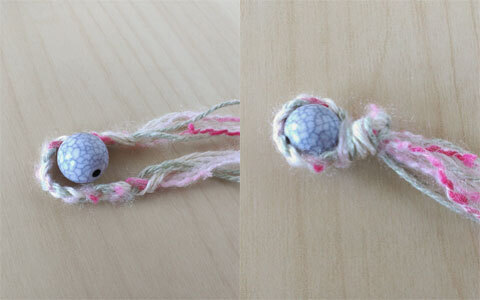 子供の肌にもやさしいから、親子でお揃いもOK！ グルグルブレスレットを作りましょう