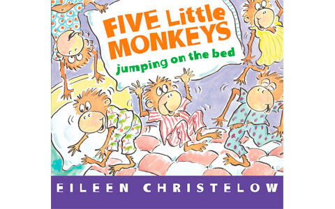 子どもの英語教育に！ 英語で絵本読み聞かせ　絵本紹介17『Five Little Monkey Jumping on the bed』