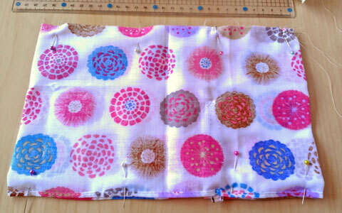 移動ポケットの作り方。手縫いでOK！ 手ぬぐいで簡単に